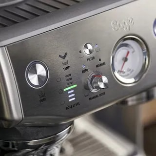 SAGE SES876BSS - The Barista Express Impress Srebrny - Ekspres Kolbowy