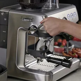 SAGE SES876BSS - The Barista Express Impress Srebrny - Ekspres Kolbowy