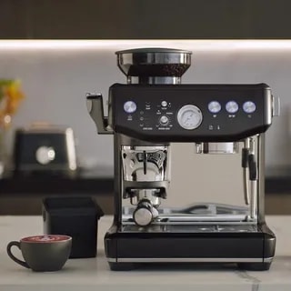 SAGE SES876BTR - The Barista Express Impress Czarno-Srebrny - Ekspres Kolbowy