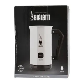 Bialetti Milk Frother MKF02 Bianco - Elektryczny spieniacz do mleka Biały