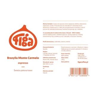 FIGA Brazylia Essencia espresso kawa ziarnista 250g