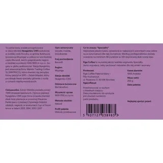 Figa Coffee Burundi Nyagishiru Natural Filter 250 g