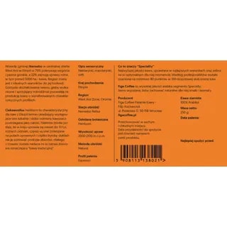 Figa Coffee - Etiopia Nensebo Refisa natural espresso - 250 g