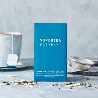Teministeriet - Supertea Green Tea Coconut Organic - Herbata 20 Torebek