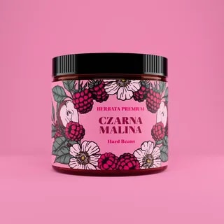 Hard Beans Herbata Czarna Malina 50 g