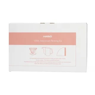 Hario - Bloom - Anniversary Brewing Kit - Zestaw dripper V60-02 + dzbanek Kettle Air + filtry