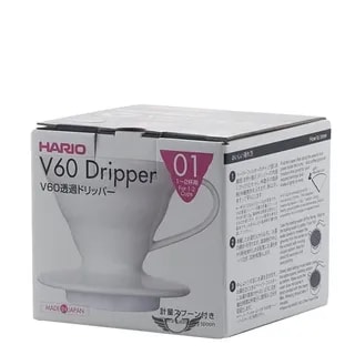 Hario ceramiczny Drip V60-01 Biały