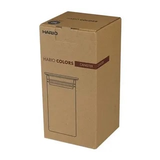 Hario - Colors Canister - Pojemnik Szklany Szary 400ml
