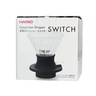Hario zestaw Immersion Switch - drip V60-02 + filtry