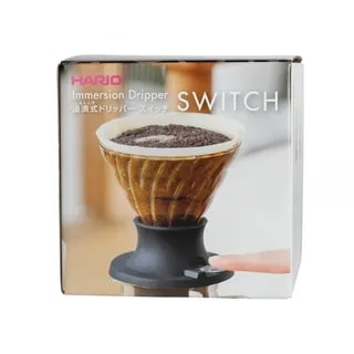 Hario zestaw Immersion Switch - drip V60-02 + filtry