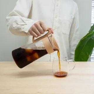 Hario - Mizudashi Coffee Pot Mini - Zaparzacz do Cold Brew - Kremowy