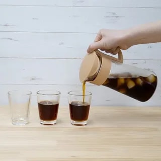 Hario - Mizudashi Coffee Pot Mini - Zaparzacz do Cold Brew - Kremowy