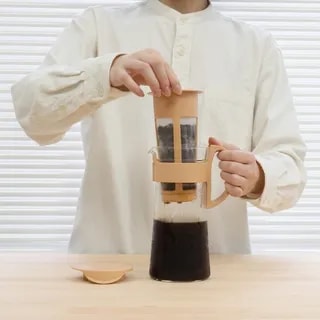 Hario - Mizudashi Coffee Pot Mini - Zaparzacz do Cold Brew - Kremowy