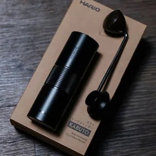 Hario - Kabuto Czarny - Ręczny Młynek do Kawy