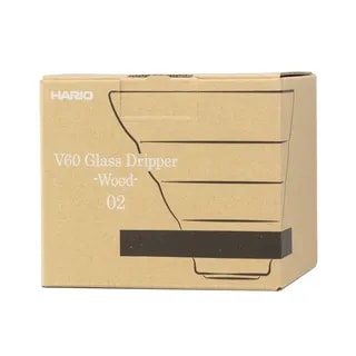 Hario Szklany Drip V60-02 - Olive Wood