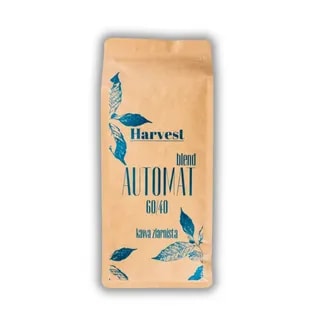 Opakowanie kawy ziarnistej Harvest Blend Automat 60/40 wyróżnia się eleganckim designem z naturalnymi akcentami. Idealna propozycja dla miłośników kawy, łącząca doskonały smak z wysoką jakością ziaren, zapewnia przyjemność w każdej filiżance.