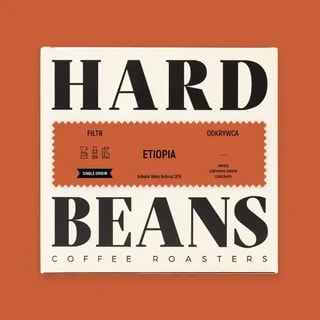 Hard Beans - Etiopia Kebede Wako Natural OCR Filter - Kawa Ziarnista 250 g