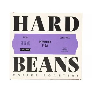 Opakowanie kawy Single Origin Pełniak Figa od Hard Beans prezentuje unikalne połączenie aromatów, w tym nugatu, czekolady i suszonej figi. Idealna dla miłośników wyjątkowych smaków, kawa ta dostarczy niezapomnianych doznań podczas parzenia i degustacji.