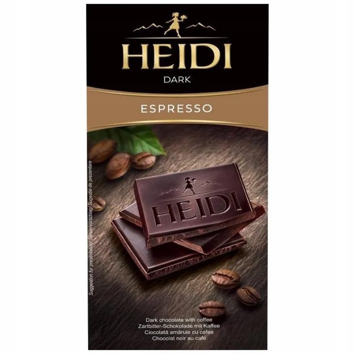 Czekolada Gorzka HEIDI DARK ESPRESSO 80G