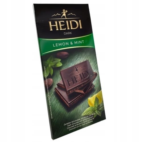Czekolada Gorzka HEIDI DARK LEMON & MINT 80G
