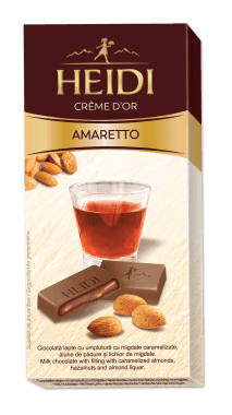 Czekolada Mleczna HEIDI CREME D'OR AMARETTO 90G