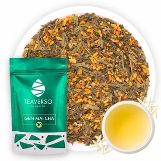 Herbata Zielona Teaverso Gen Mai Cha 100g