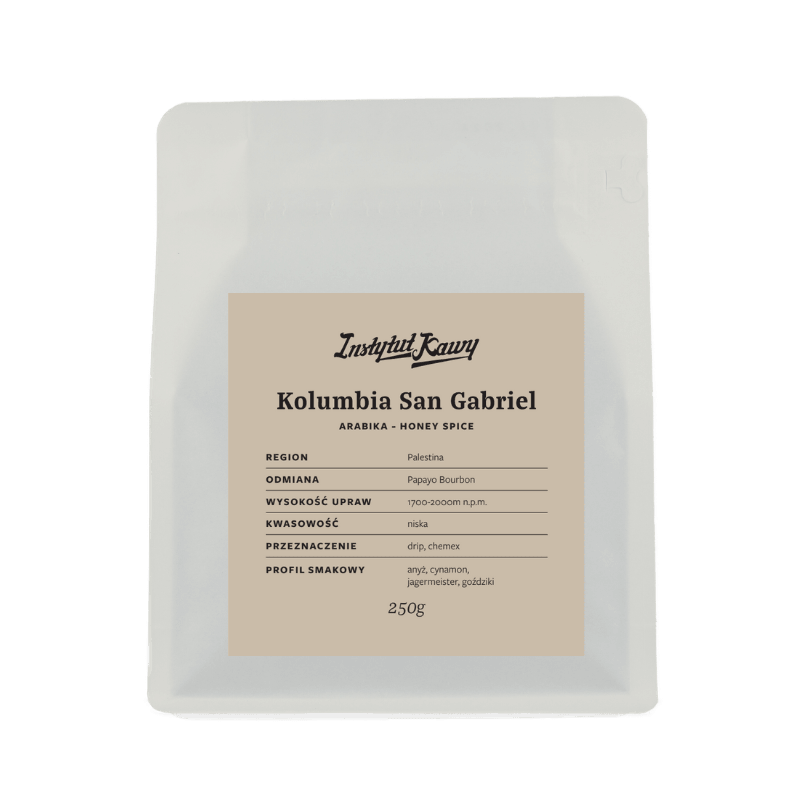Instytut Kawy - KOLUMBIA SAN GABRIEL Natural Filter 250g