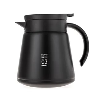 Hario Insulated Stainless Steel Server V60-03 Czarny - 800ml