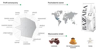 KAWA ZIARNISTA BAZZARA DODICIGRANCRU 250G