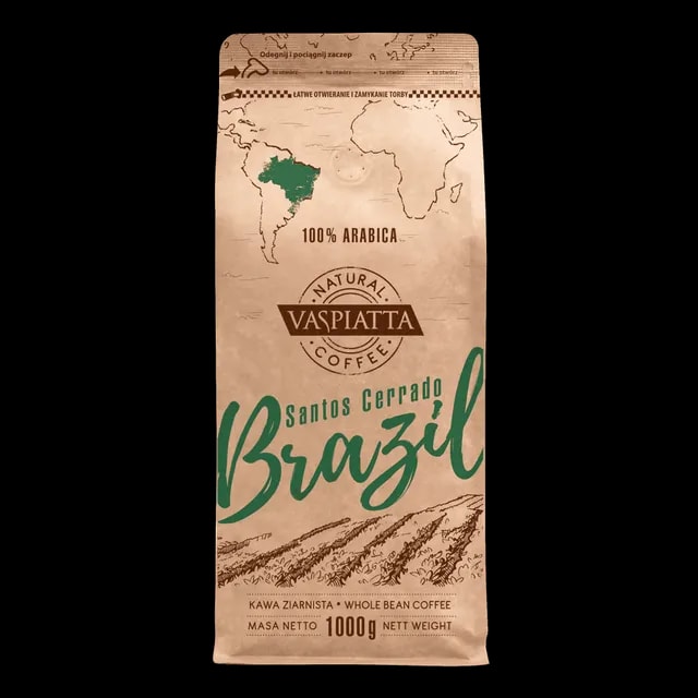 Kawa Ziarnista Vaspiatta Natural Brazil 1kg
