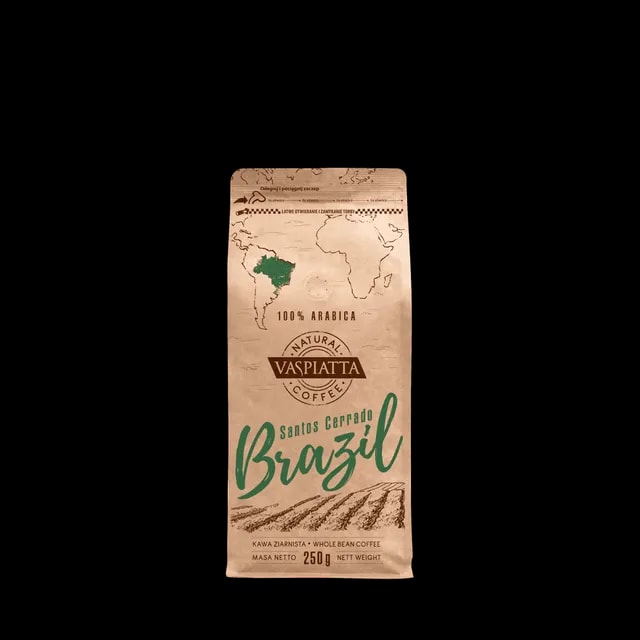 Kawa Ziarnista Vaspiatta Natural Brazil 250g