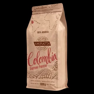 Kawa Ziarnista Vaspiatta Natural Colombia 1kg