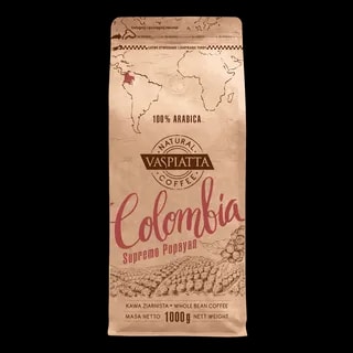 Kawa Ziarnista Vaspiatta Natural Colombia 1kg