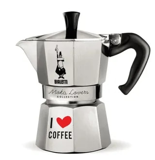 Kawiarka Bialetti Moka Express Love 6tz Srebrna