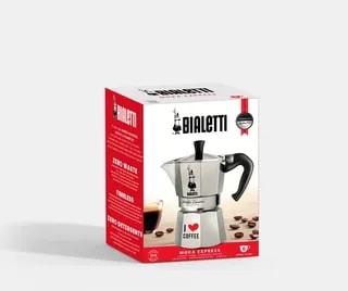 Kawiarka Bialetti Moka Express Love 6tz Srebrna