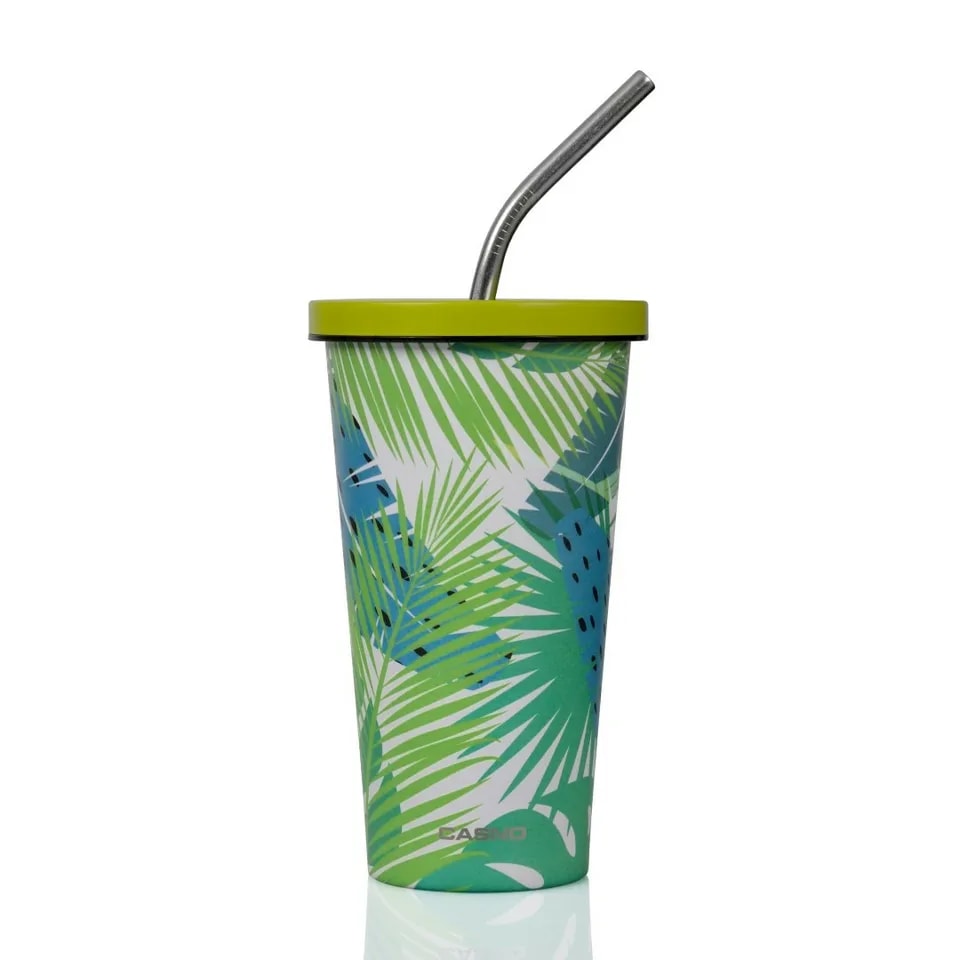 Kubek Termiczny Ze Słomką Casno Gloomy 510 ml Monstera