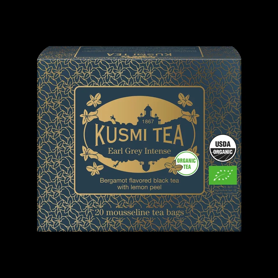 Kusmi Tea - Earl Grey Intense Bio - Herbata 20 Saszetek