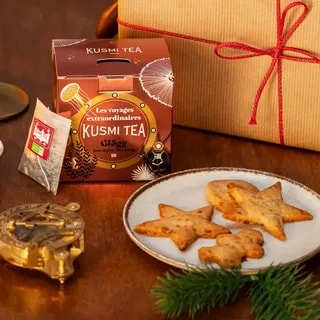 Kusmi Tea Glögg Bio 2025 Świąteczna Infuzja Bez Kofeiny 20 szt