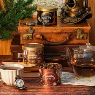 Kusmi Tea Tsarevna Bio 2025 Świąteczna Czarna Herbata z Przyprawami 120 g