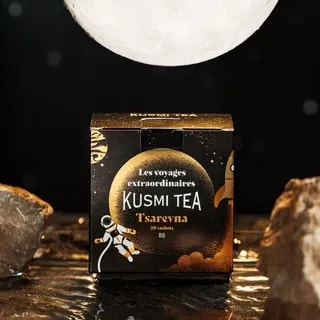 Kusmi Tea Tsarevna Bio 2025 Świąteczna Czarna Herbata z Przyprawami 20 szt