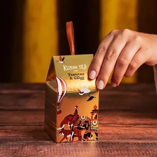 Kusmi Tea Zestaw 2 Mini Puszek Tsarevna i Glögg Bio Noël 2025
