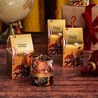 Kusmi Tea Zestaw 2 Mini Puszek Tsarevna i Glögg Bio Noël 2025