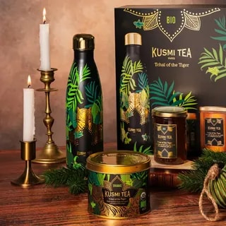 Kusmi Tea Tchaï of the Tiger Bio Zestaw z Czarną Herbatą i Przyprawami