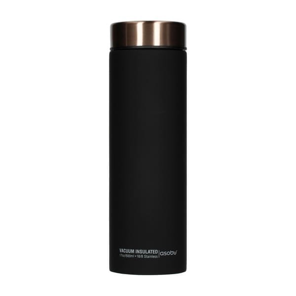 Asobu - Le Baton Czarny Miedziany - Butelka termiczna 500 ml