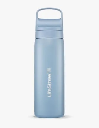 LifeStraw Go 2.0 Termiczna Butelka z Filtrem Membranowo-Węglowym 500 ml Icelandic Blue