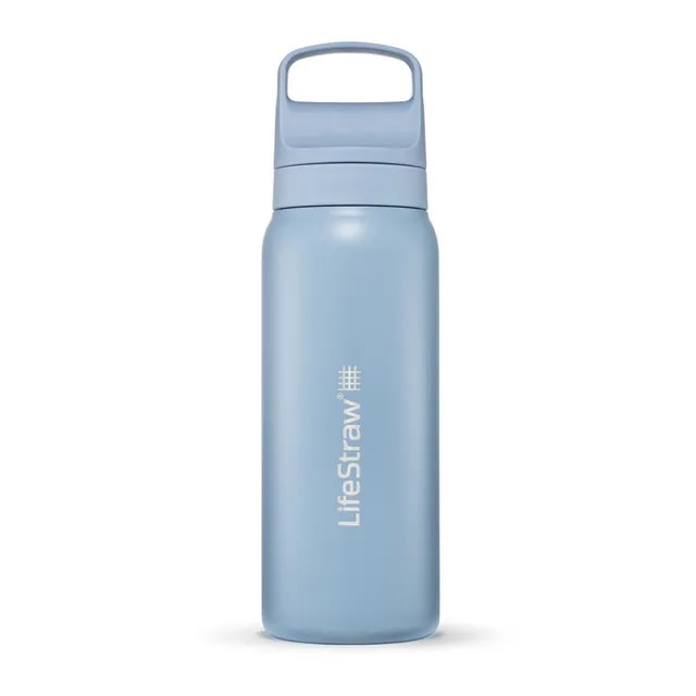 LifeStraw Go 2.0 Termiczna Butelka z Filtrem Membranowo-Węglowym 700 ml Icelandic Blue