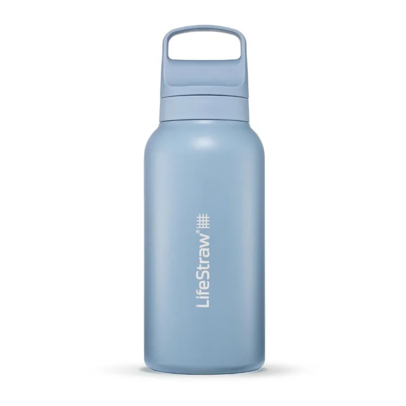 LifeStraw Go 2.0 Termiczna Butelka z Filtrem Membranowo-Węglowym 1 L Icelandic Blue