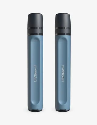 LifeStraw Peak Personal Ultralekki Przenośny Membranowy Filtr Słomkowy Do Wody Mountain Blue