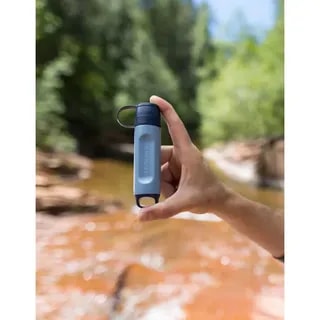 LifeStraw Peak Solo Ultralekki Przenośny Membranowy Filtr Słomkowy Do Wody Blue Raspberry