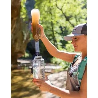 LifeStraw Peak Solo Ultralekki Przenośny Membranowy Filtr Słomkowy Do Wody Limeade